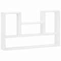 vidaXL Półka ścienna Biały 100 x 17 x 60 cm Drewno inżynieryjne