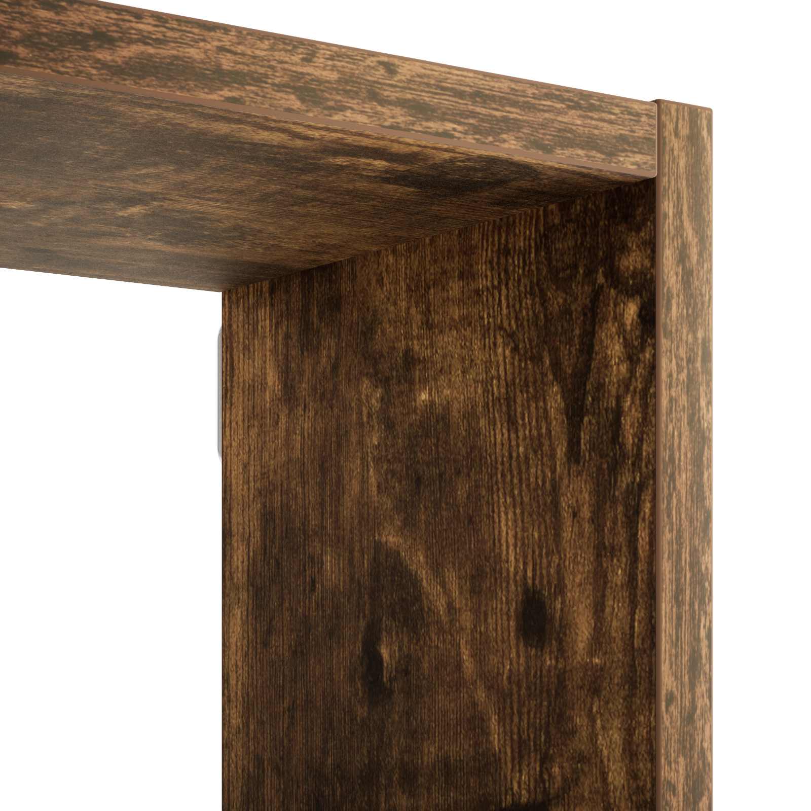 vidaXL Półka ścienna Dąb wędzony 100 x 17 x 60 cm Drewno inżynieryjne