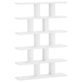 vidaXL Półka ścienna Biały 70 x 17 x 101 cm Materiał drewnopochodny