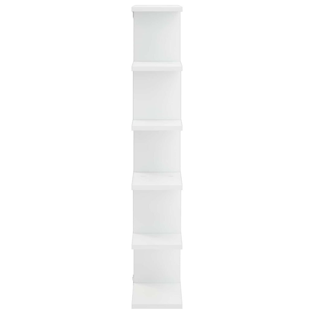 vidaXL Półka ścienna Biały 70 x 17 x 101 cm Materiał drewnopochodny