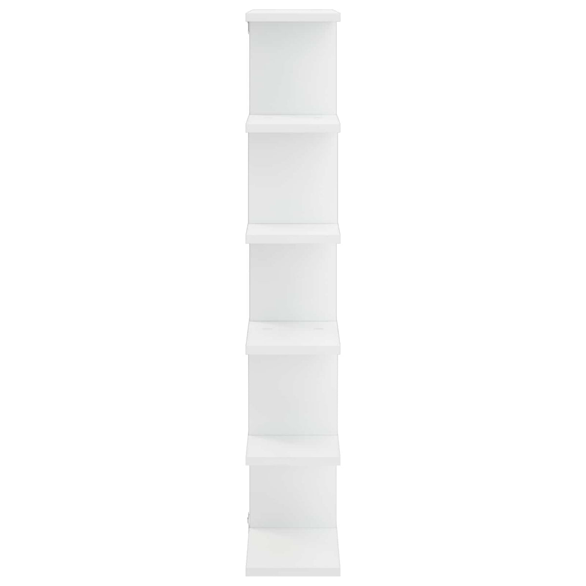 vidaXL Półka ścienna Biały 70 x 17 x 101 cm Materiał drewnopochodny