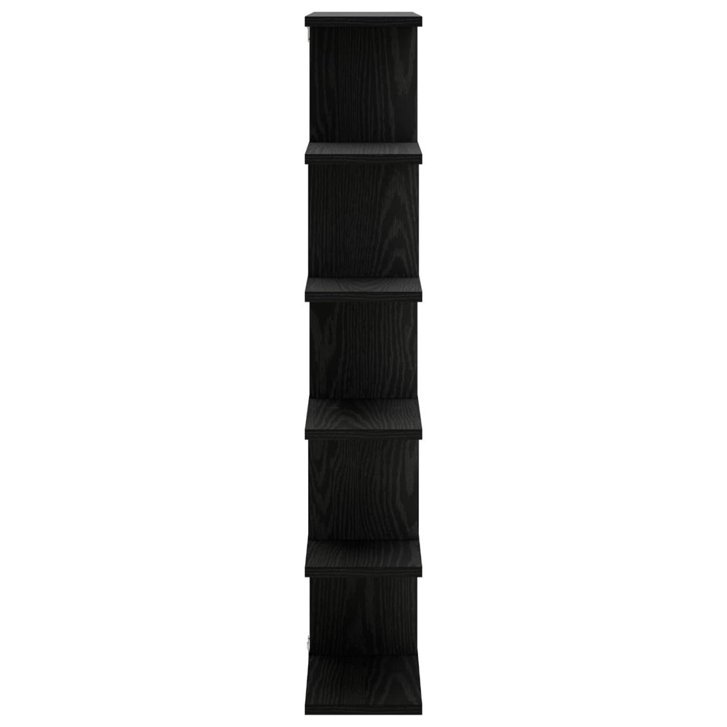 vidaXL Półka ścienna Czarny dąb 70 x 17 x 101 cm