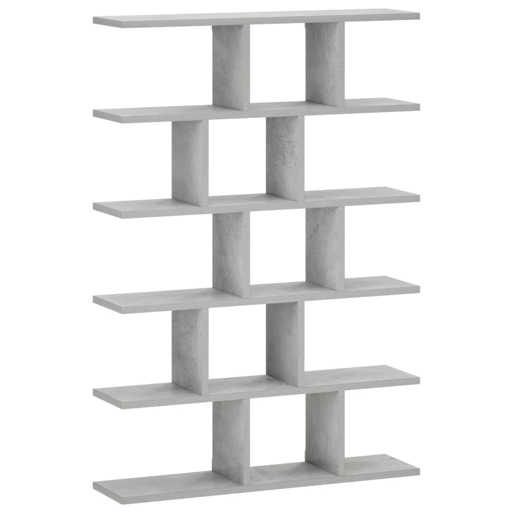 vidaXL Półka ścienna Betonowy szary 70 x 17 x 101 cm