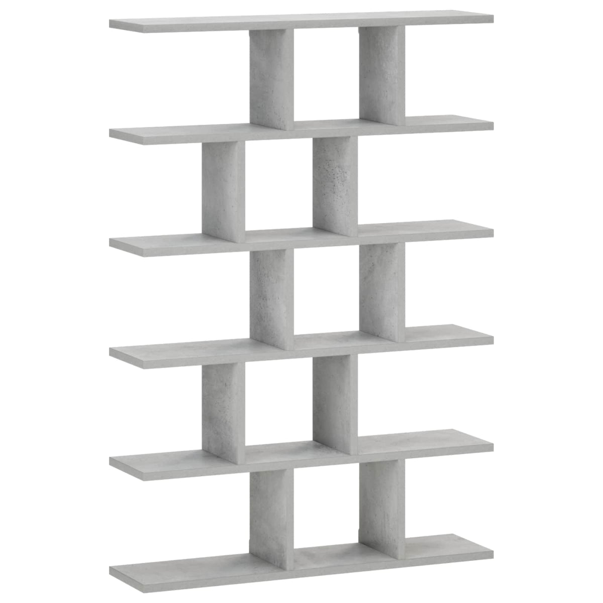 vidaXL Półka ścienna Betonowy szary 70 x 17 x 101 cm