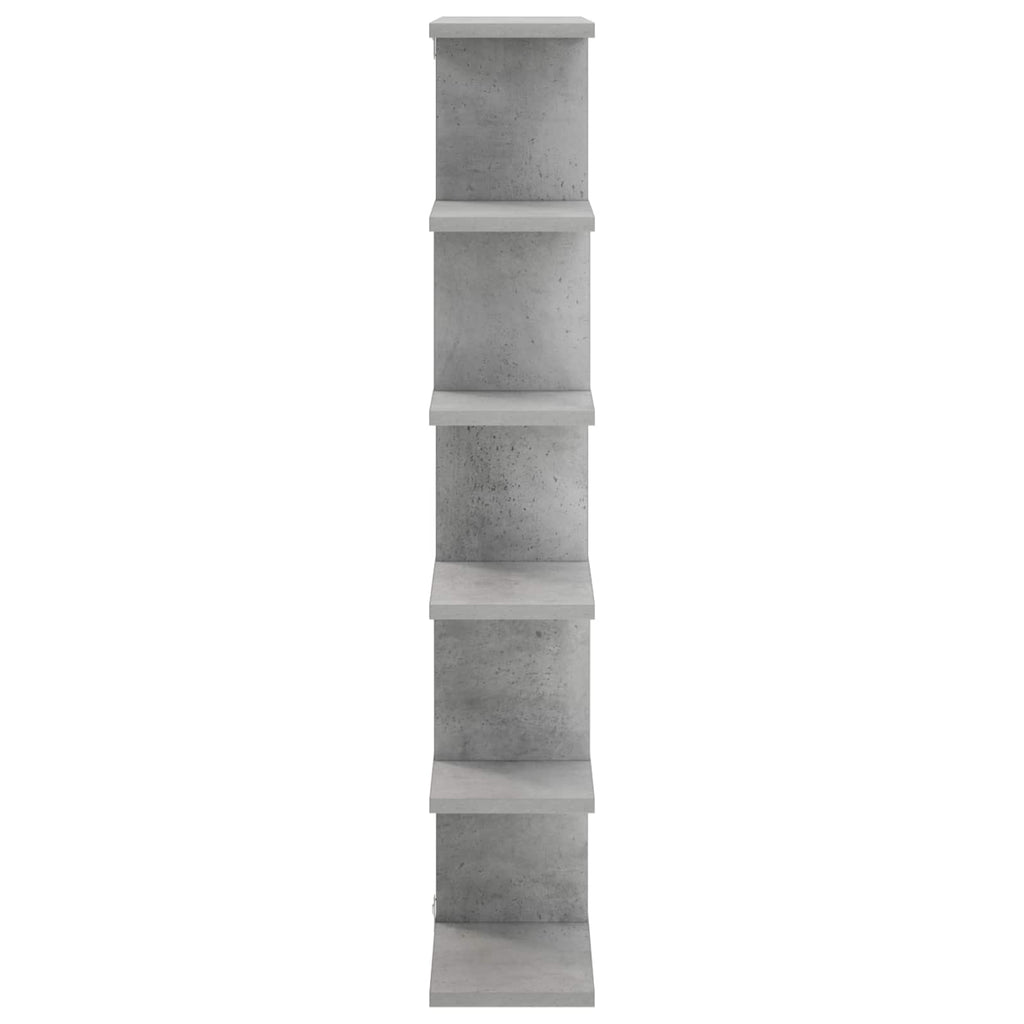 vidaXL Półka ścienna Betonowy szary 70 x 17 x 101 cm