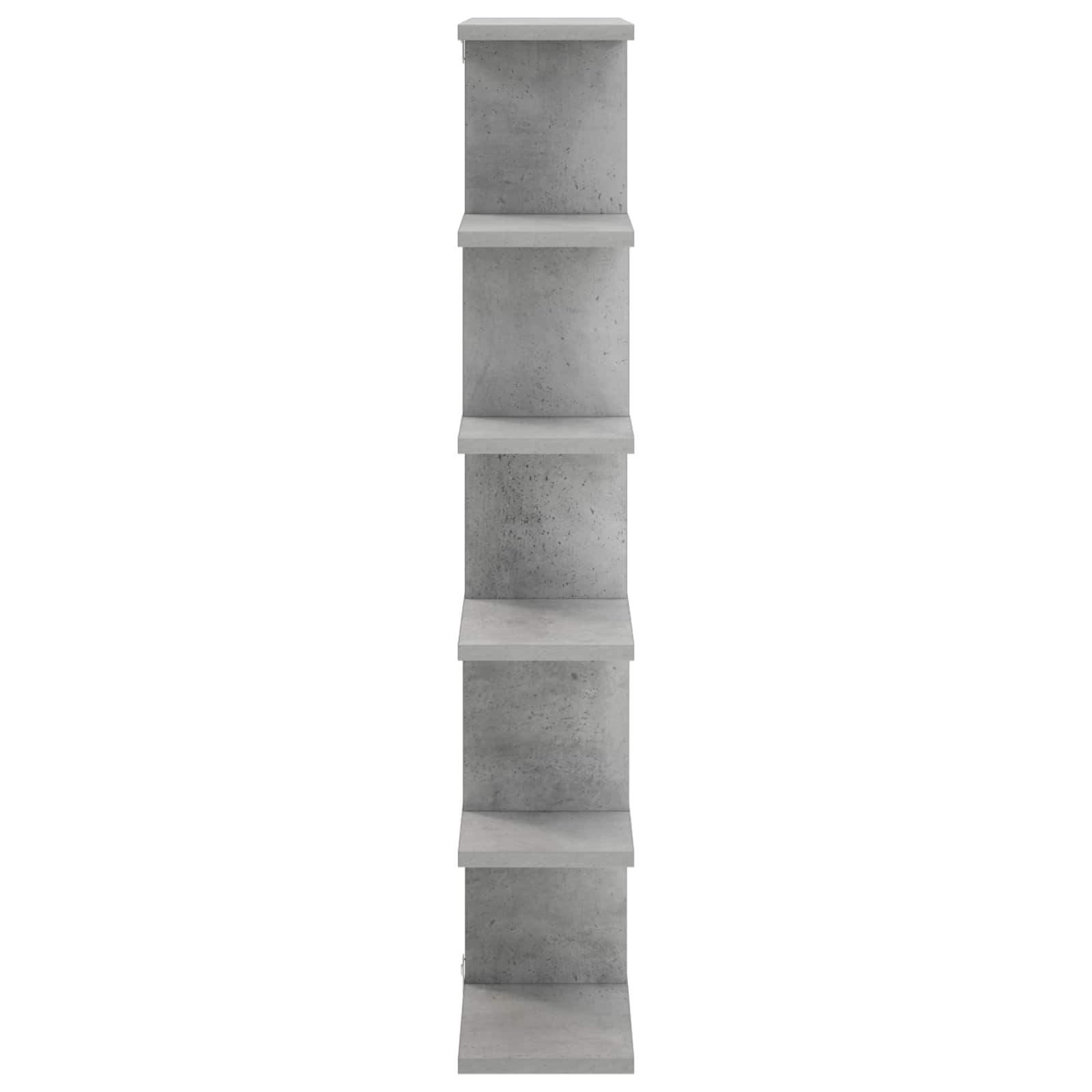 vidaXL Półka ścienna Betonowy szary 70 x 17 x 101 cm