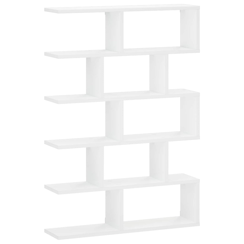 vidaXL Półka ścienna Biały 70 x 17 x 101 cm Drewno inżynieryjne