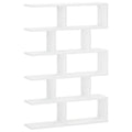 vidaXL Półka ścienna Biały 70 x 17 x 101 cm Drewno inżynieryjne