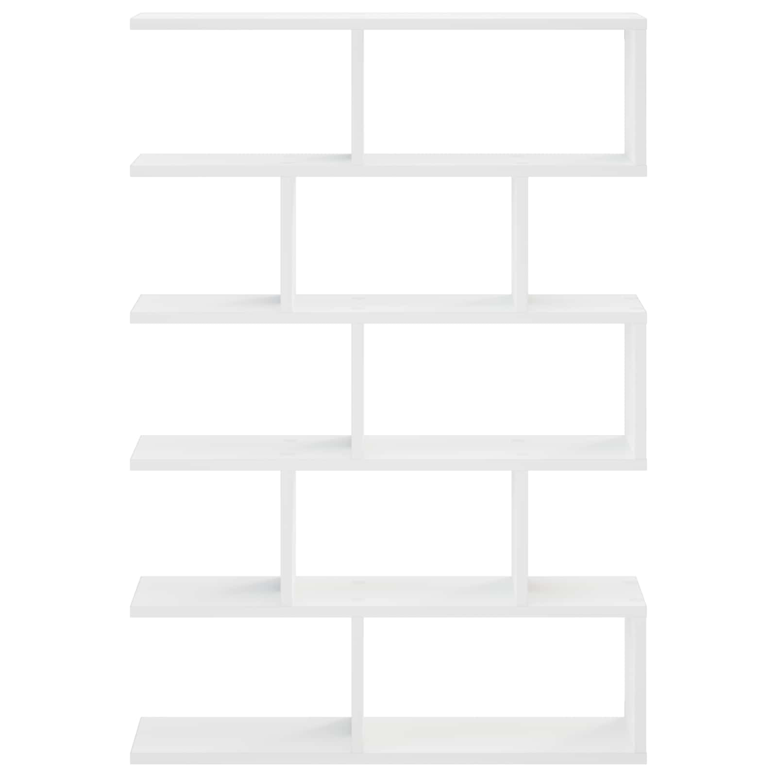 vidaXL Półka ścienna Biały 70 x 17 x 101 cm Drewno inżynieryjne