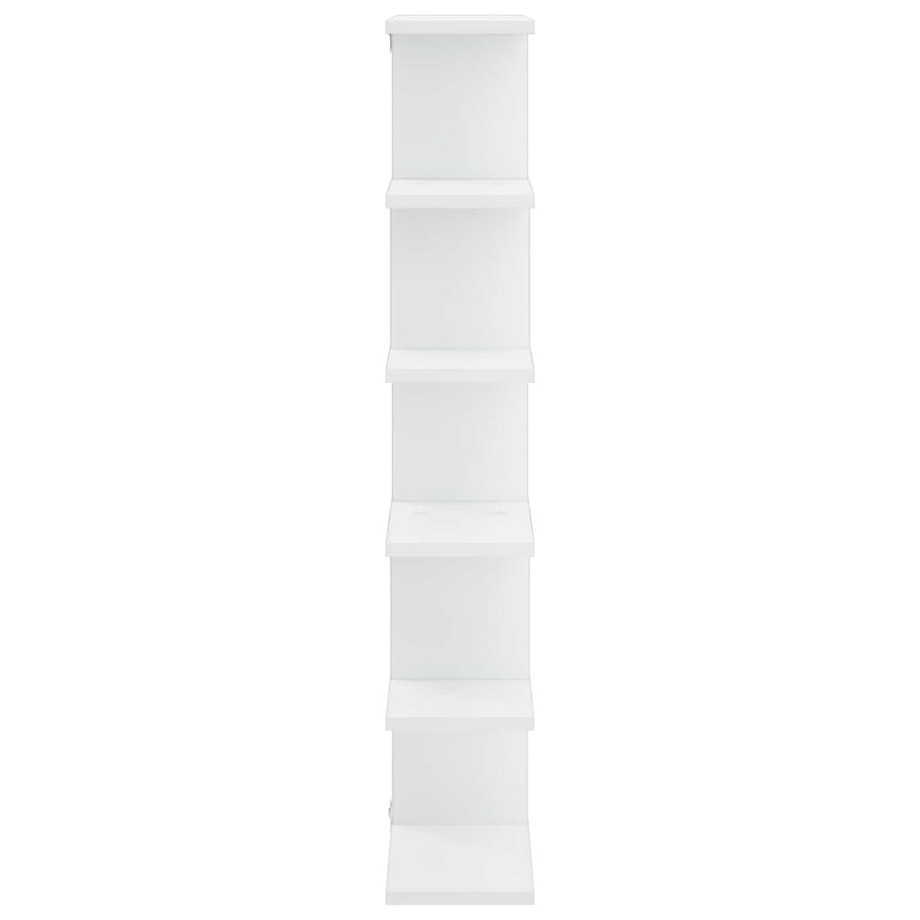 vidaXL Półka ścienna Biały 70 x 17 x 101 cm Drewno inżynieryjne