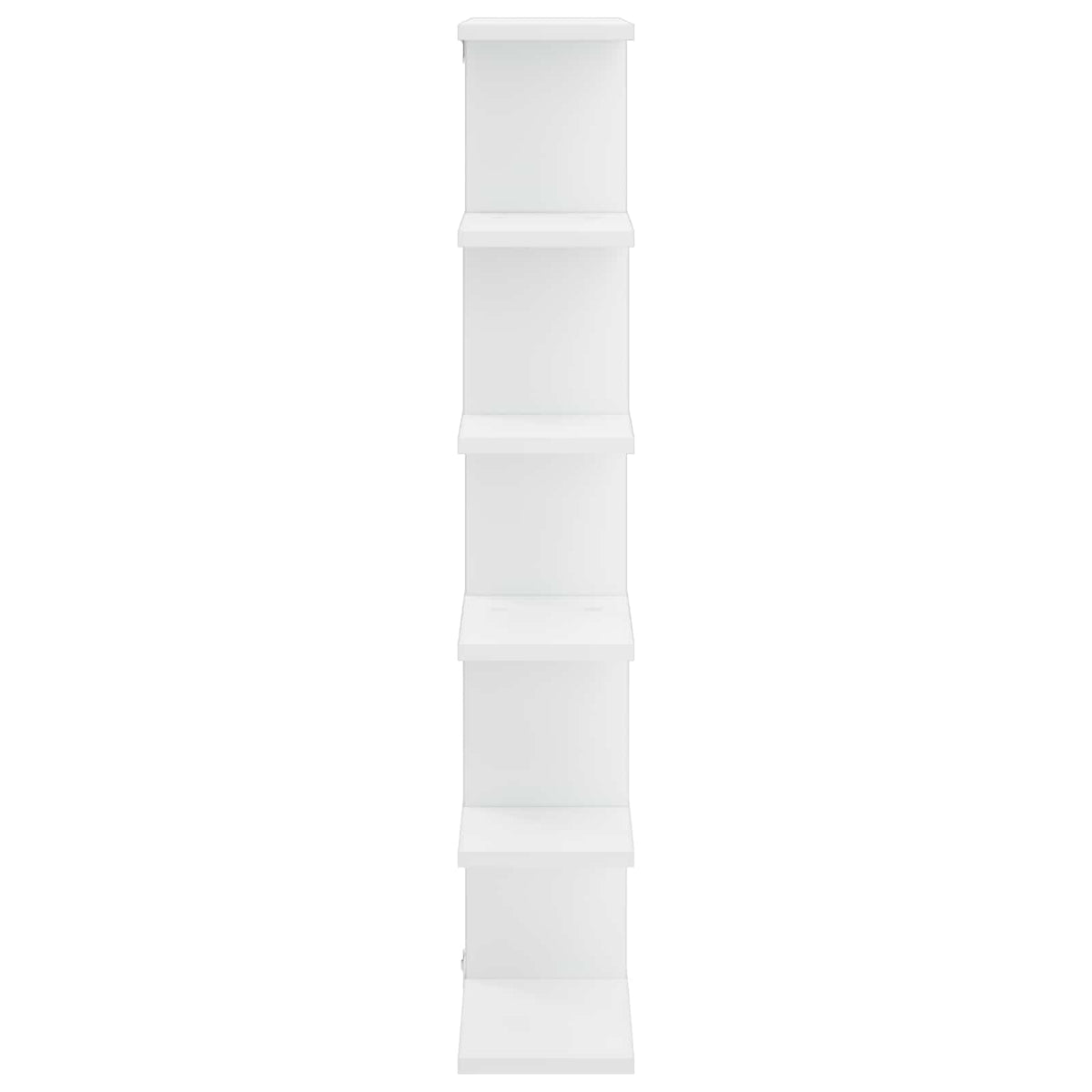 vidaXL Półka ścienna Biały 70 x 17 x 101 cm Drewno inżynieryjne