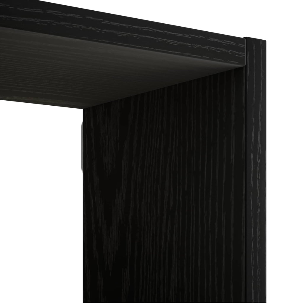 vidaXL Półka ścienna Czarny dąb 70 x 17 x 101 cm Drewno inżynieryjne