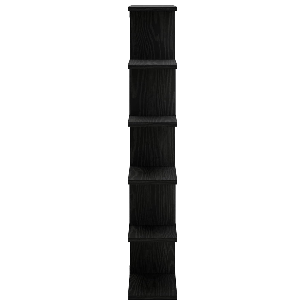 vidaXL Półka ścienna Czarny dąb 70 x 17 x 101 cm Drewno inżynieryjne