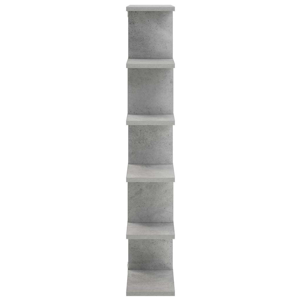 vidaXL Półka ścienna Betonowy szary 70 x 17 x 101 cm