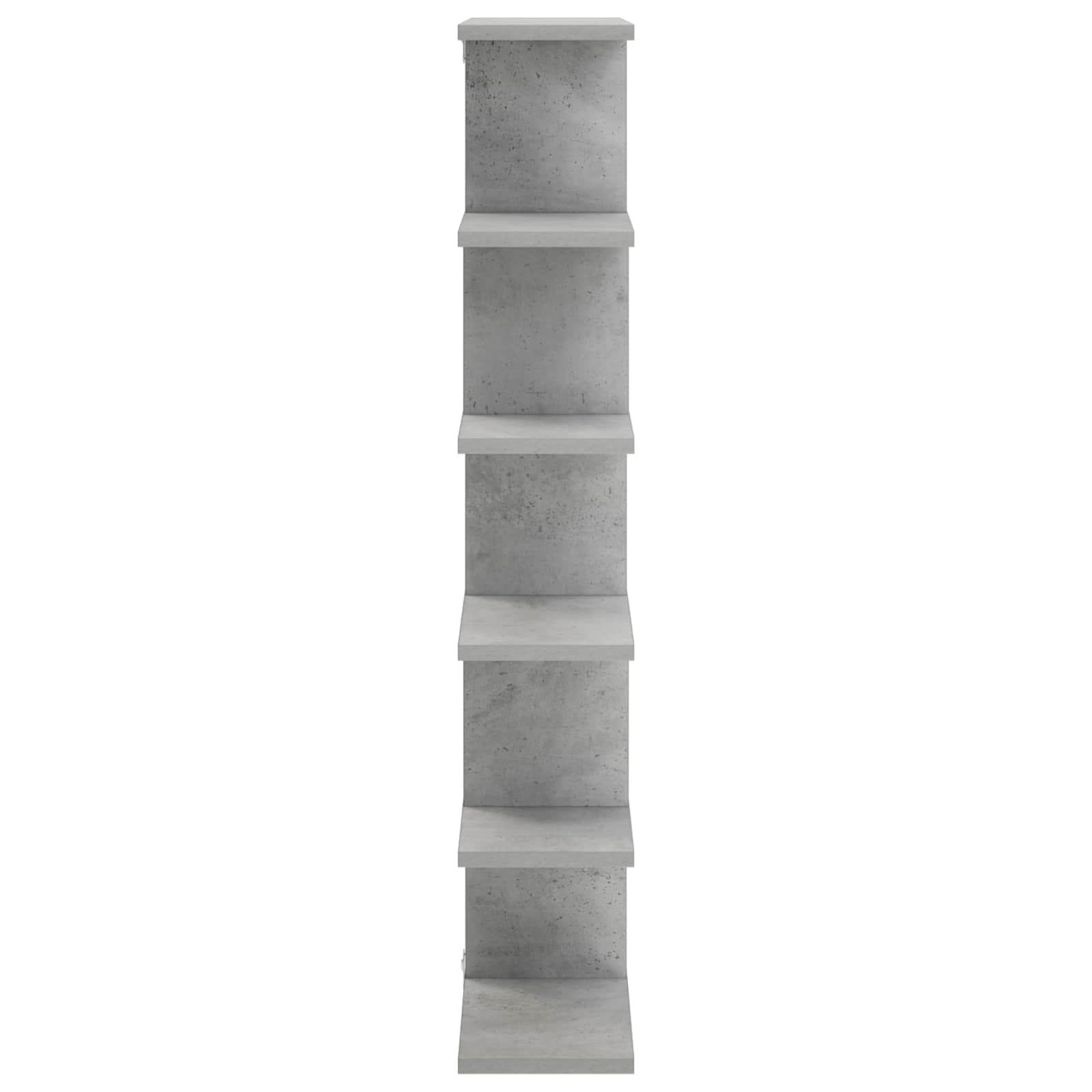 vidaXL Półka ścienna Betonowy szary 70 x 17 x 101 cm