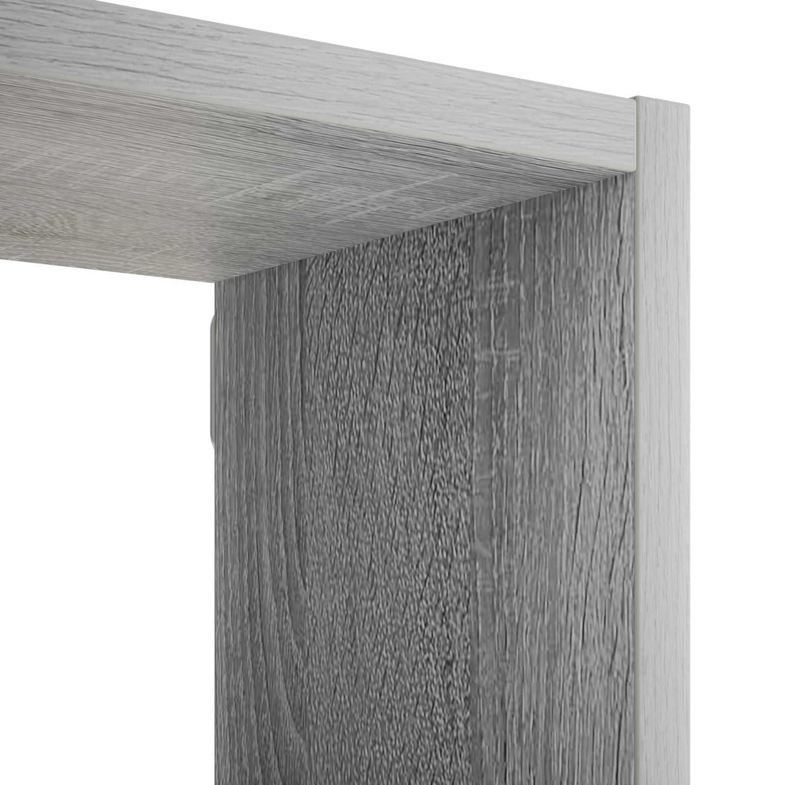 vidaXL Półka ścienna Szary Sonoma 70 x 17 x 101 cm Drewno inżynieryjne
