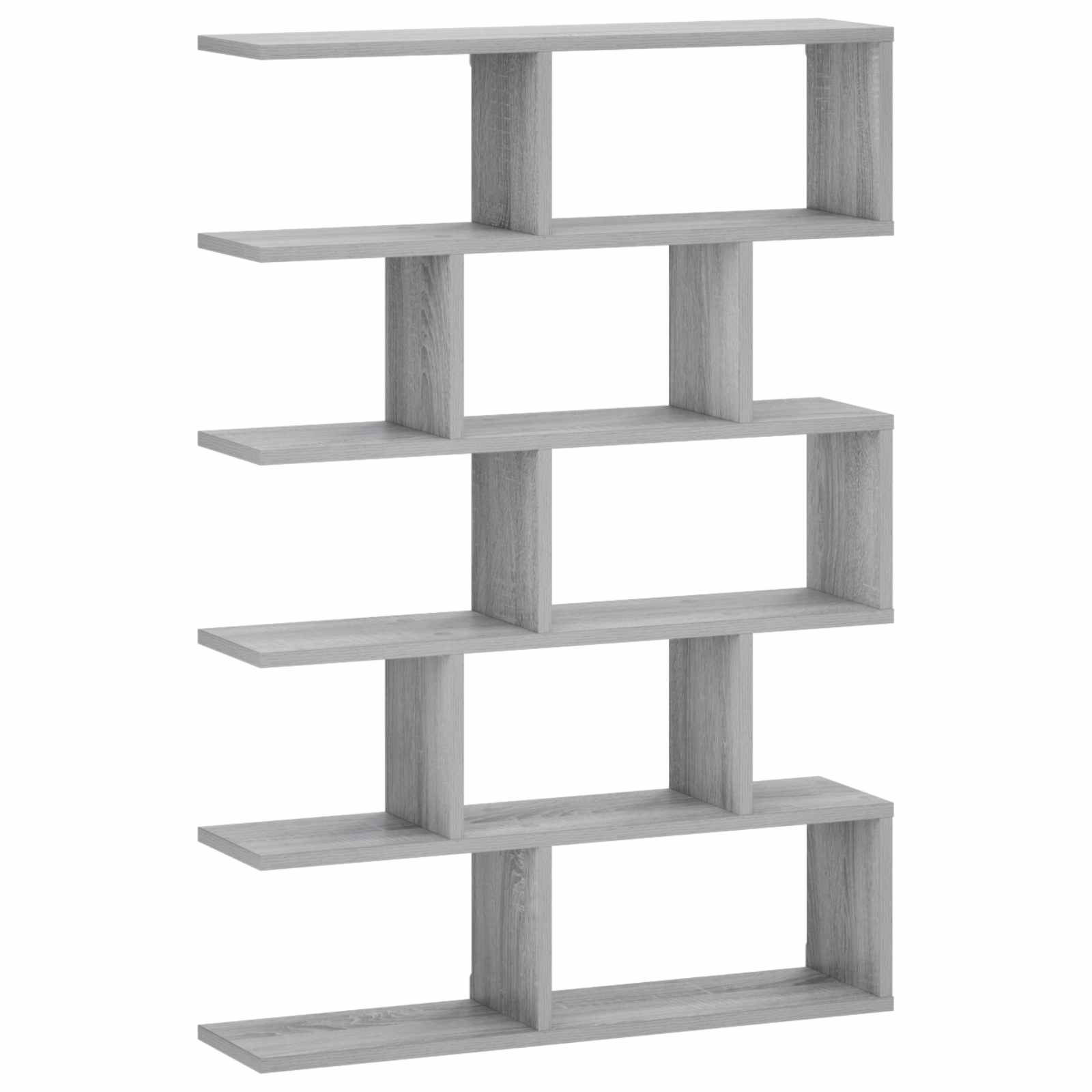 vidaXL Półka ścienna Szary Sonoma 70 x 17 x 101 cm Drewno inżynieryjne