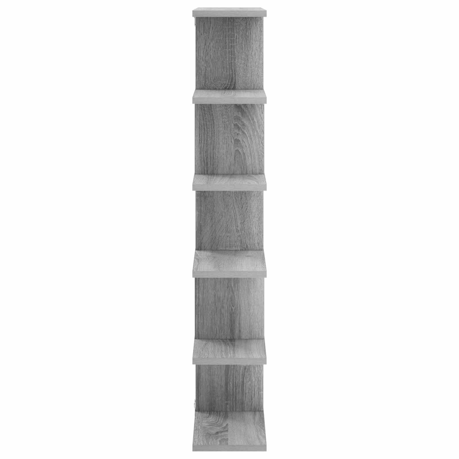 vidaXL Półka ścienna Szary Sonoma 70 x 17 x 101 cm Drewno inżynieryjne