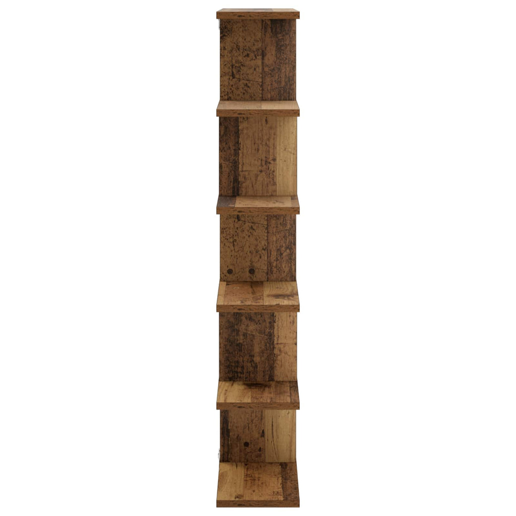 vidaXL Półka ścienna Stare drewno 70 x 17 x 101 cm Drewno inżynieryjne
