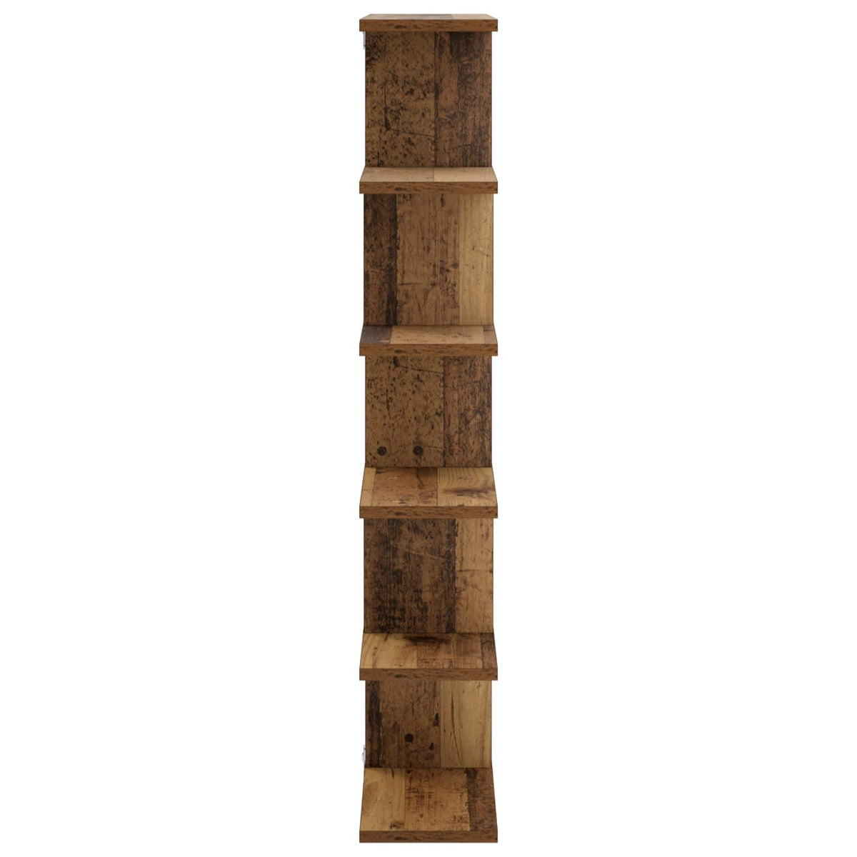 vidaXL Półka ścienna Stare drewno 70 x 17 x 101 cm Drewno inżynieryjne