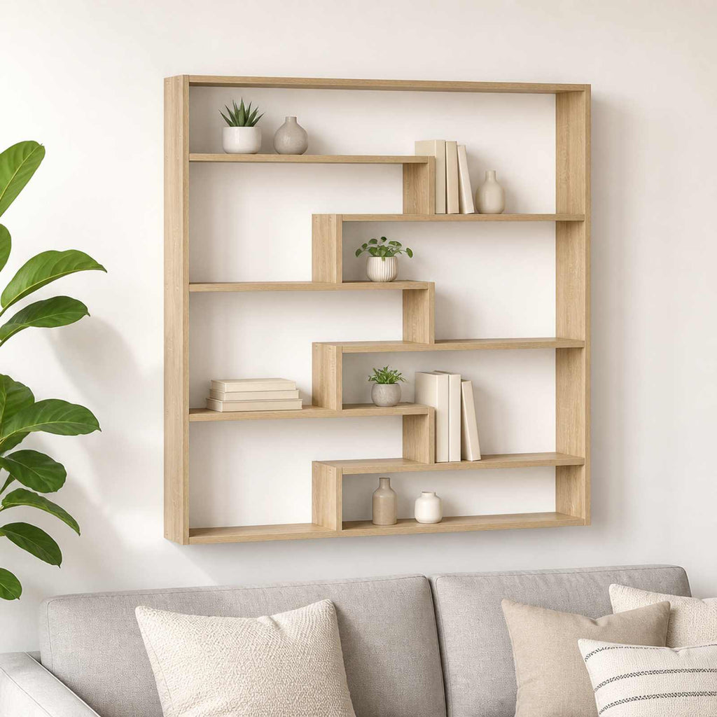 vidaXL Półka ścienna dąb Sonoma 103 x 17 x 102 cm Drewno inżynieryjne