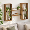 vidaXL Półka ścienna Stare drewno 102 x 17 x 59 cm Drewno inżynieryjne