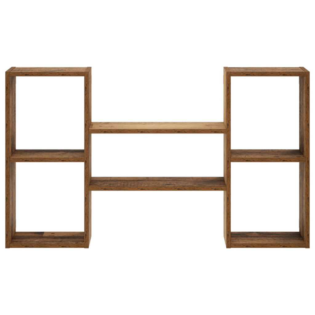 vidaXL Półka ścienna Stare drewno 102 x 17 x 59 cm Drewno inżynieryjne
