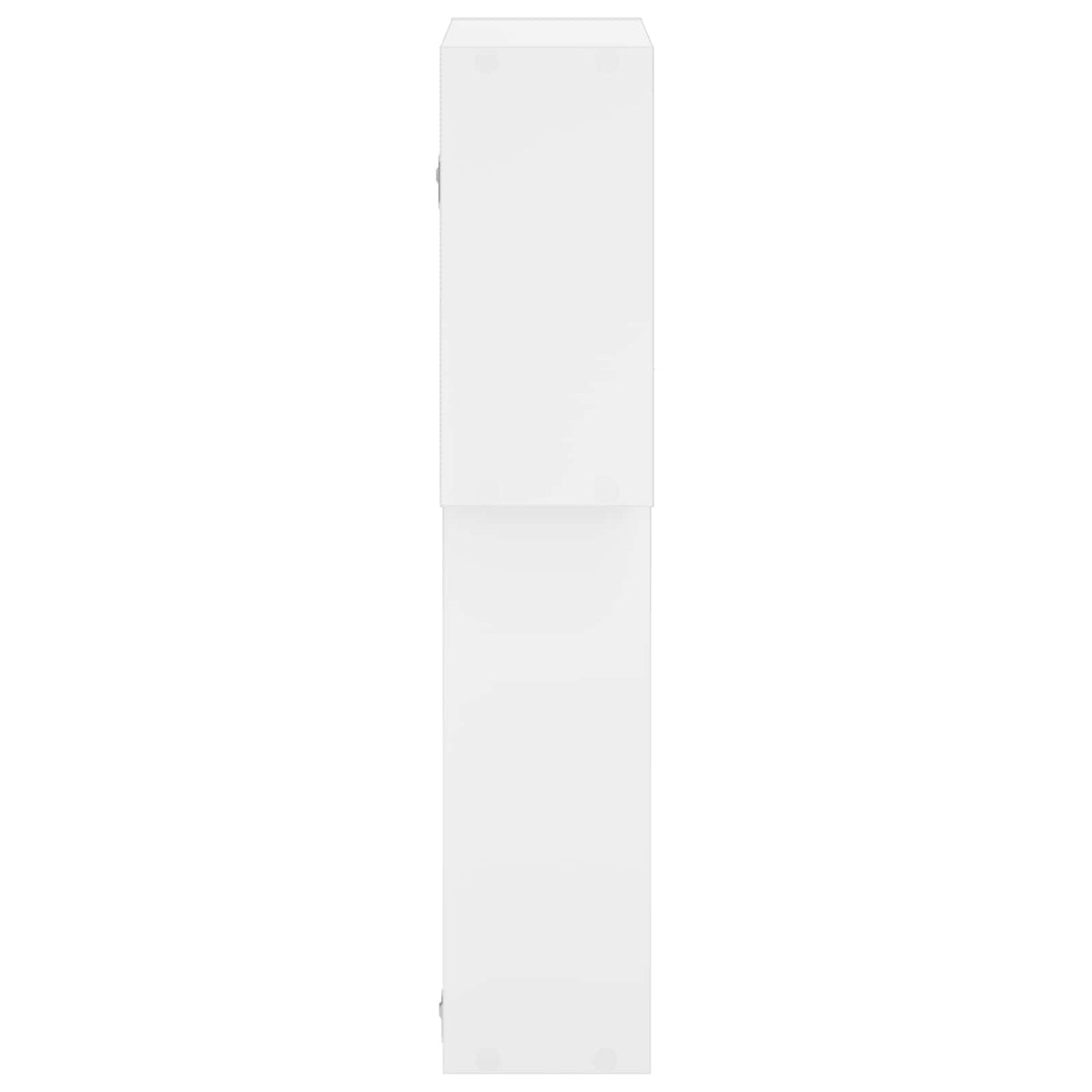 vidaXL Półka ścienna Biały 98 x 17 x 91 cm Drewno inżynieryjne
