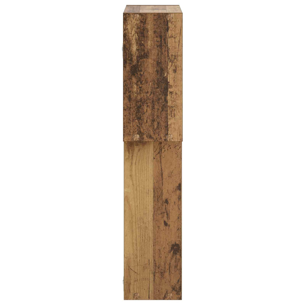 vidaXL Półka ścienna Stare drewno 98 x 17 x 91 cm Drewno inżynieryjne