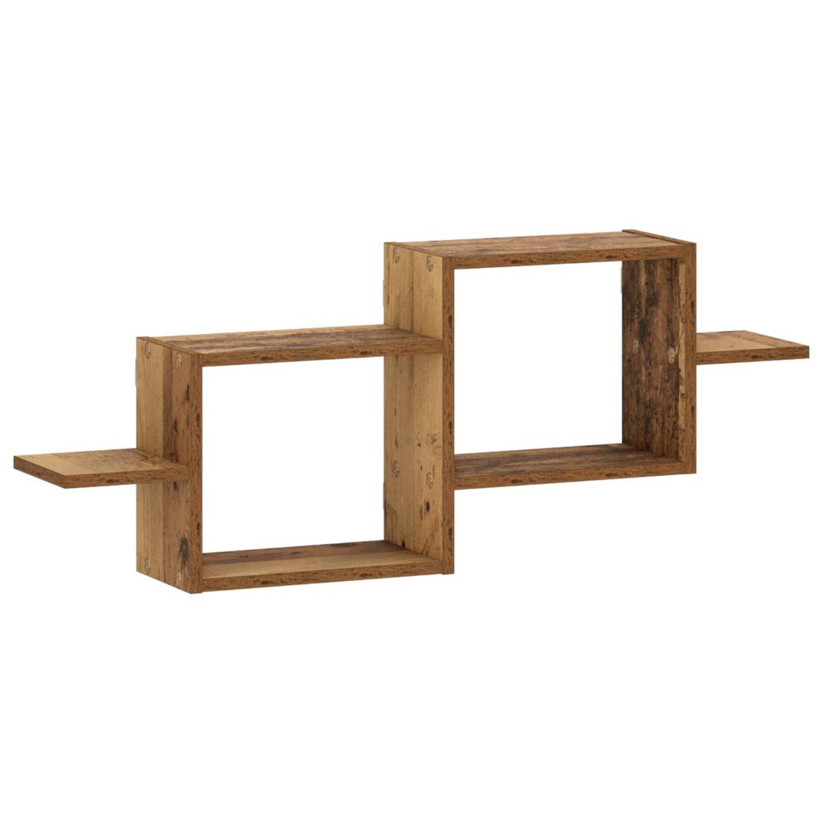 vidaXL Półka ścienna Stare drewno 95 x 17 x 37 cm Drewno inżynieryjne