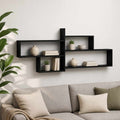 vidaXL Półka ścienna Czarny dąb 168.5 x 17 x 68 cm Drewno inżynieryjne