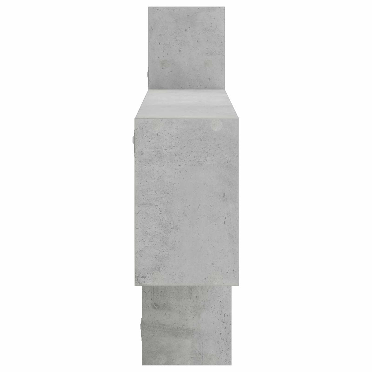 vidaXL Półka ścienna Betonowy szary 168,5 x 17 x 68 cm