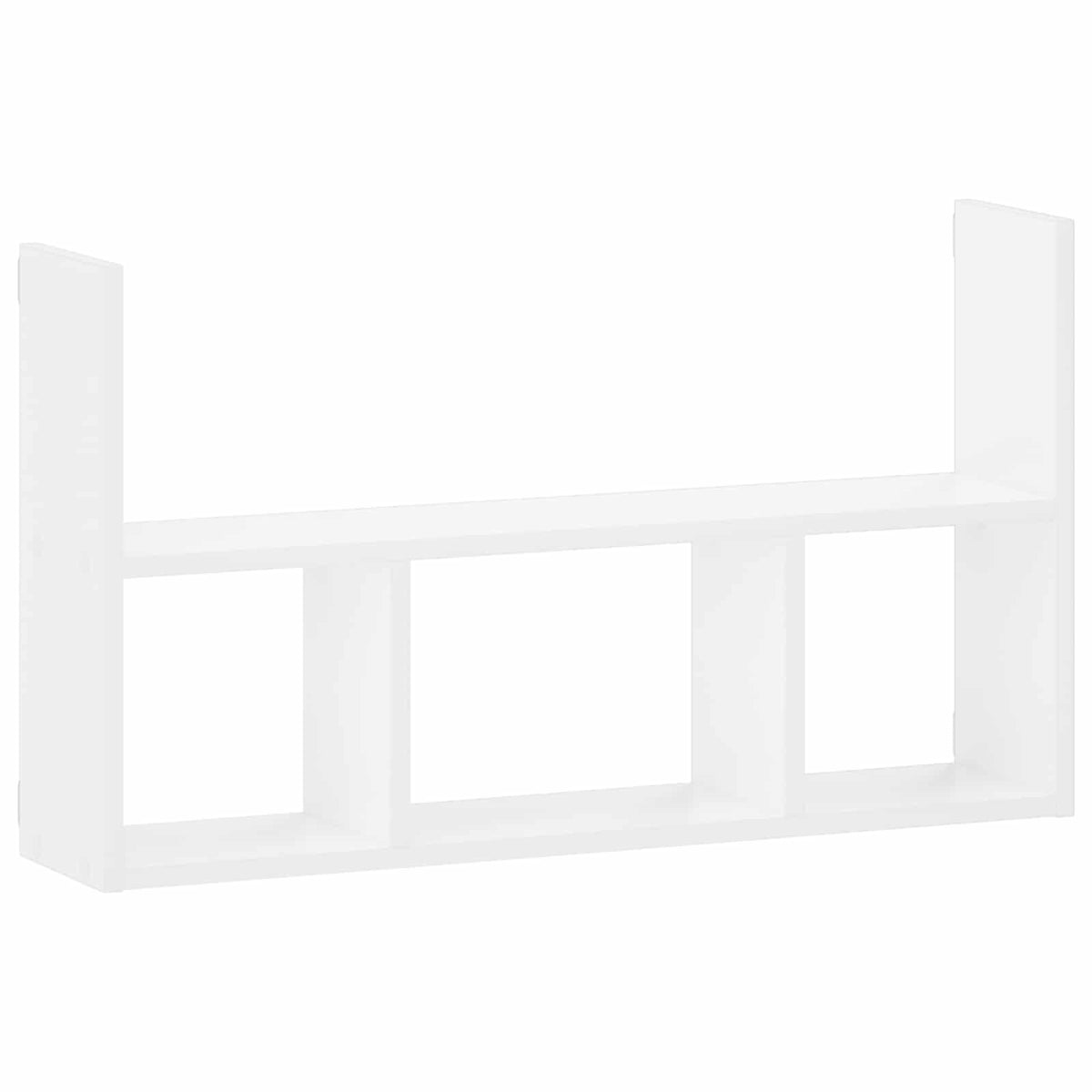 vidaXL Półka ścienna Biały 78.5 x 17 x 45 cm Drewno inżynieryjne