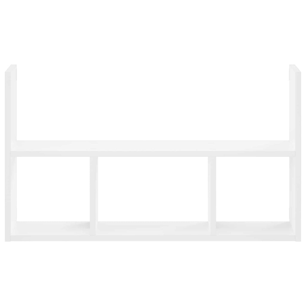 vidaXL Półka ścienna Biały 78.5 x 17 x 45 cm Drewno inżynieryjne
