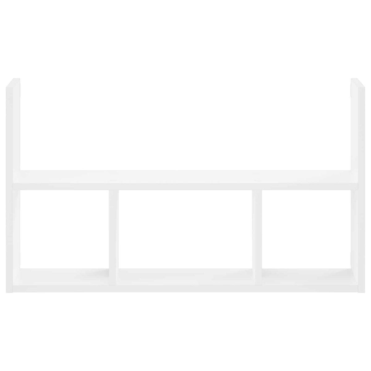 vidaXL Półka ścienna Biały 78.5 x 17 x 45 cm Drewno inżynieryjne