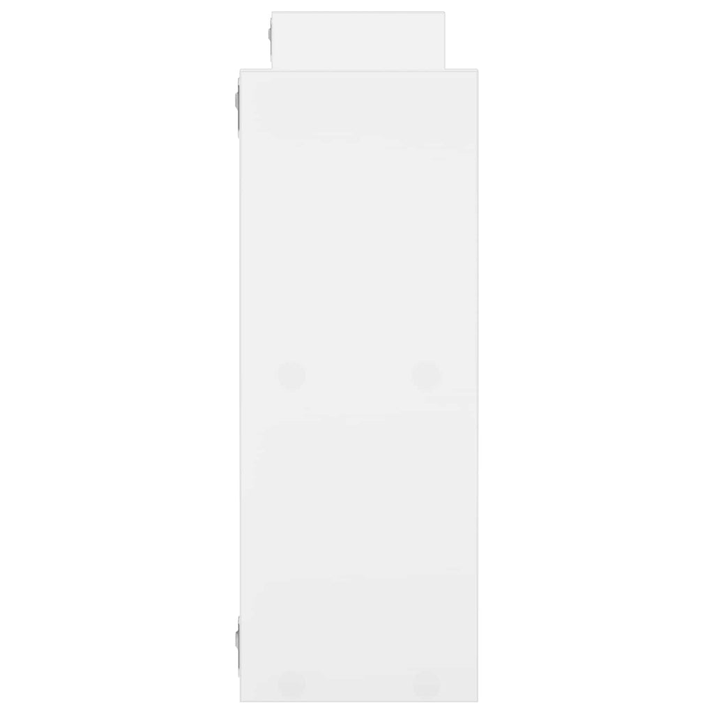 vidaXL Półka ścienna Biały 78.5 x 17 x 45 cm Drewno inżynieryjne