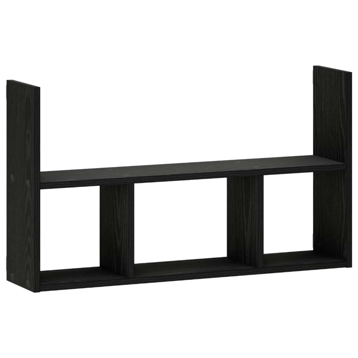 vidaXL Półka ścienna Czarny dąb 78.5 x 17 x 45 cm Drewno inżynieryjne