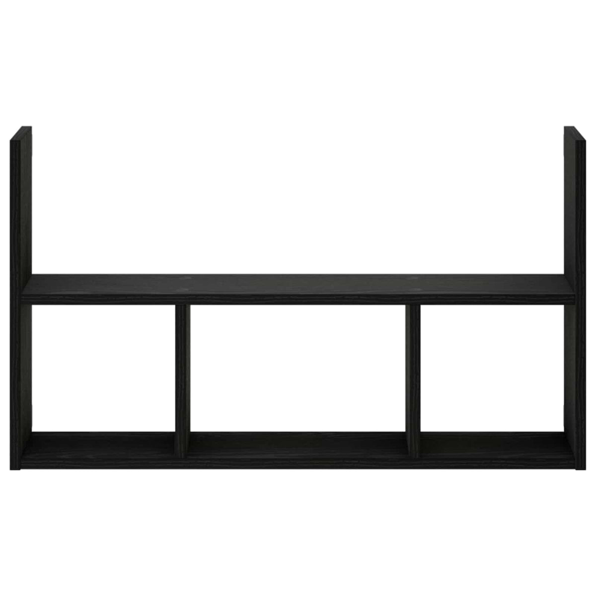 vidaXL Półka ścienna Czarny dąb 78.5 x 17 x 45 cm Drewno inżynieryjne