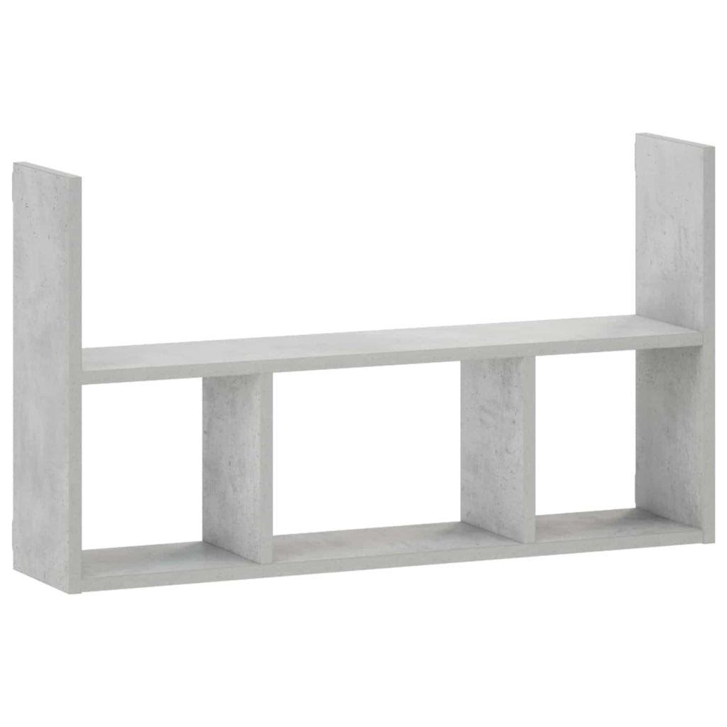 vidaXL Półka ścienna Betonowy szary 78.5 x 17 x 45 cm
