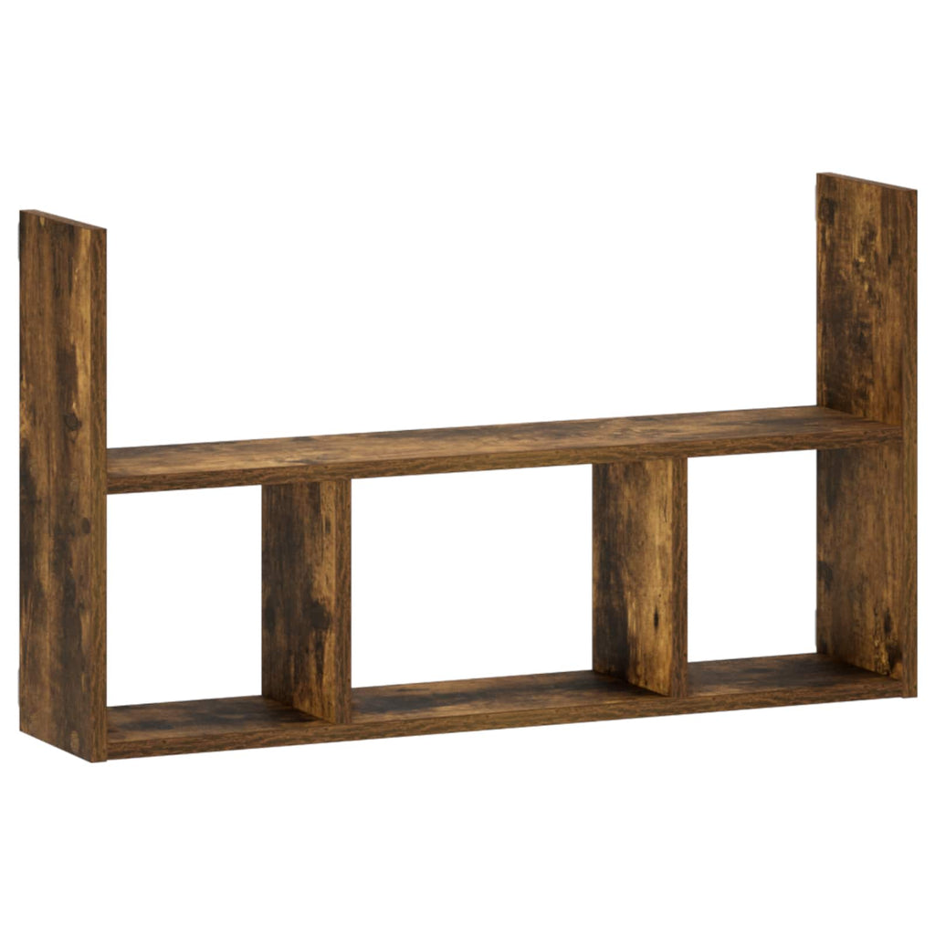 vidaXL Półka ścienna Dąb wędzony 78.5 x 17 x 45 cm Drewno inżynieryjne