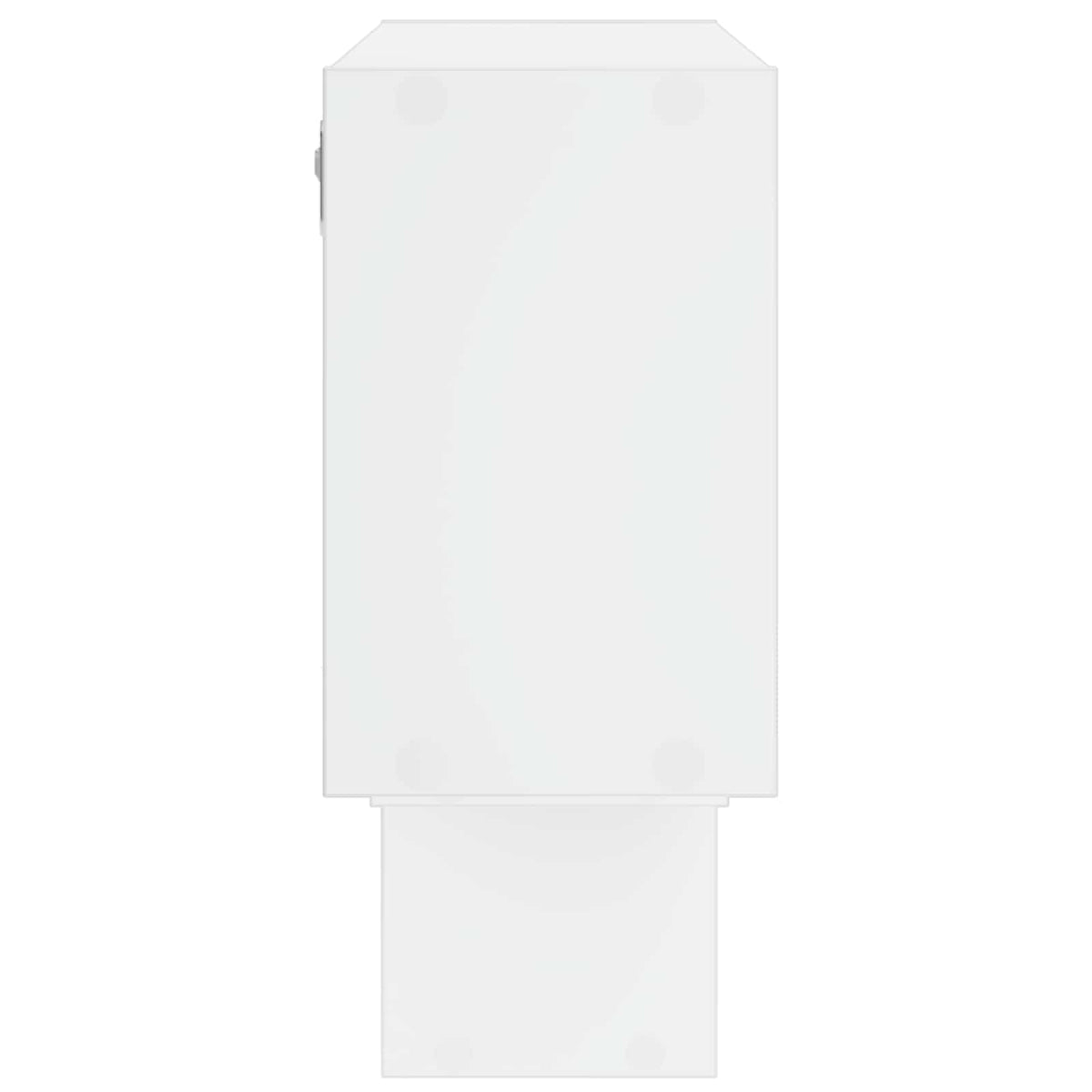 vidaXL Półka ścienna Biały 158 x 17 x 53 cm Drewno inżynieryjne