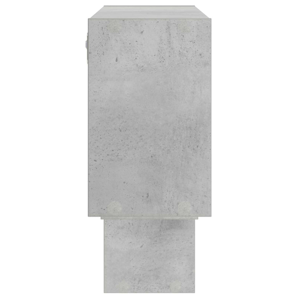vidaXL Półka ścienna Betonowy szary 158 x 17 x 53 cm