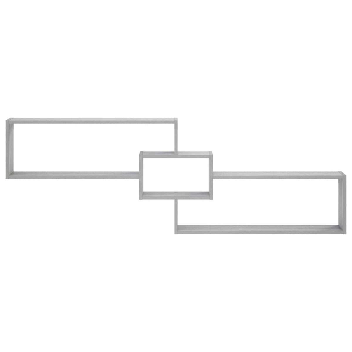 vidaXL Półka ścienna Szary Sonoma 158 x 17 x 53 cm Drewno inżynieryjne