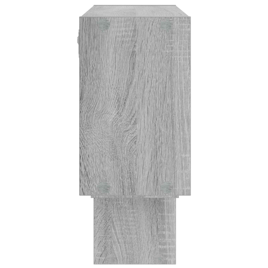 vidaXL Półka ścienna Szary Sonoma 158 x 17 x 53 cm Drewno inżynieryjne