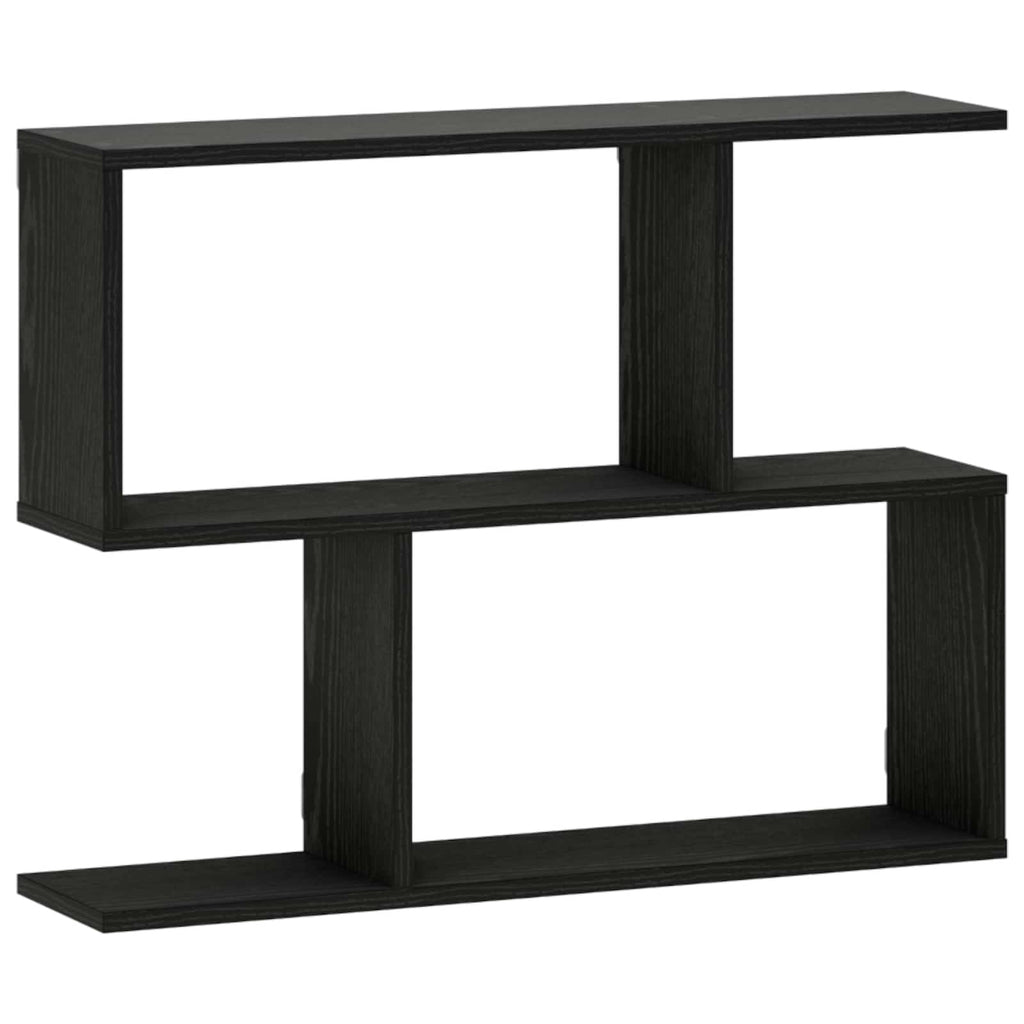 vidaXL Półka ścienna Czarny dąb 72 x 17 x 55,5 cm Drewno inżynieryjne