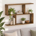 vidaXL Półka ścienna Dąb wędzony 72 x 17 x 55,5 cm Drewno inżynieryjne