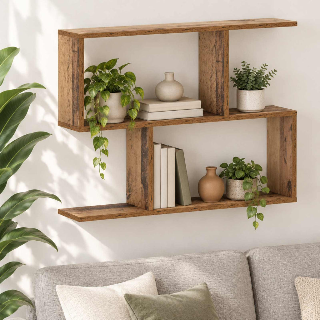 vidaXL Półka ścienna Drewno dębowe 72 x 17 x 55.5 cm
