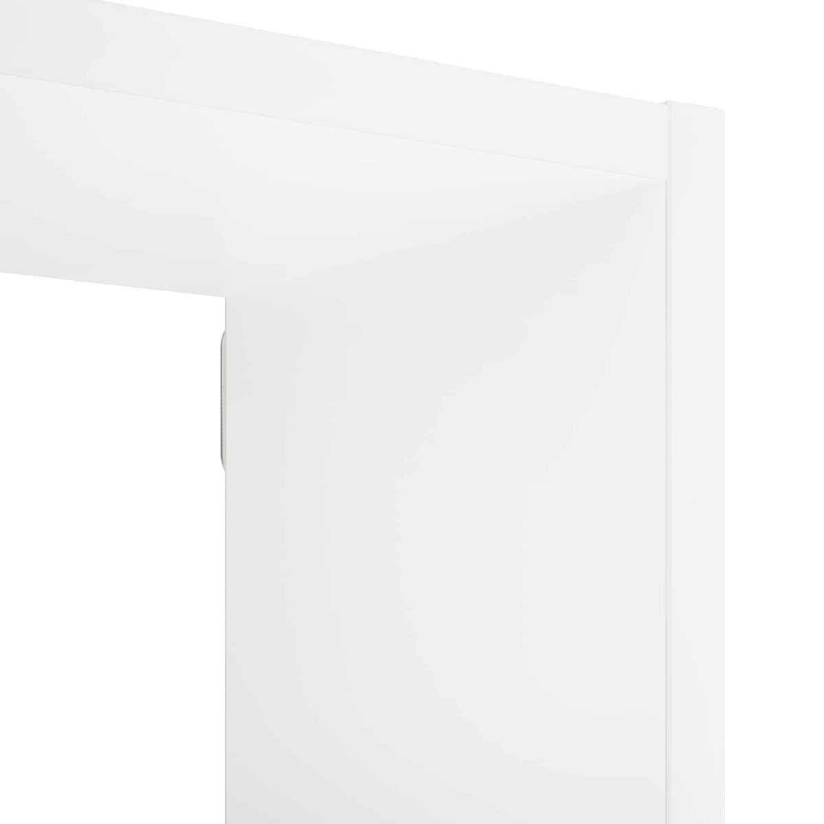 vidaXL Półka ścienna Biały 72 x 17 x 105 cm Drewno inżynieryjne
