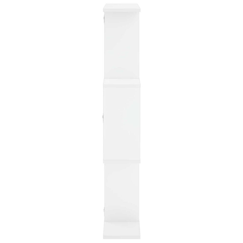 vidaXL Półka ścienna Biały 72 x 17 x 105 cm Drewno inżynieryjne