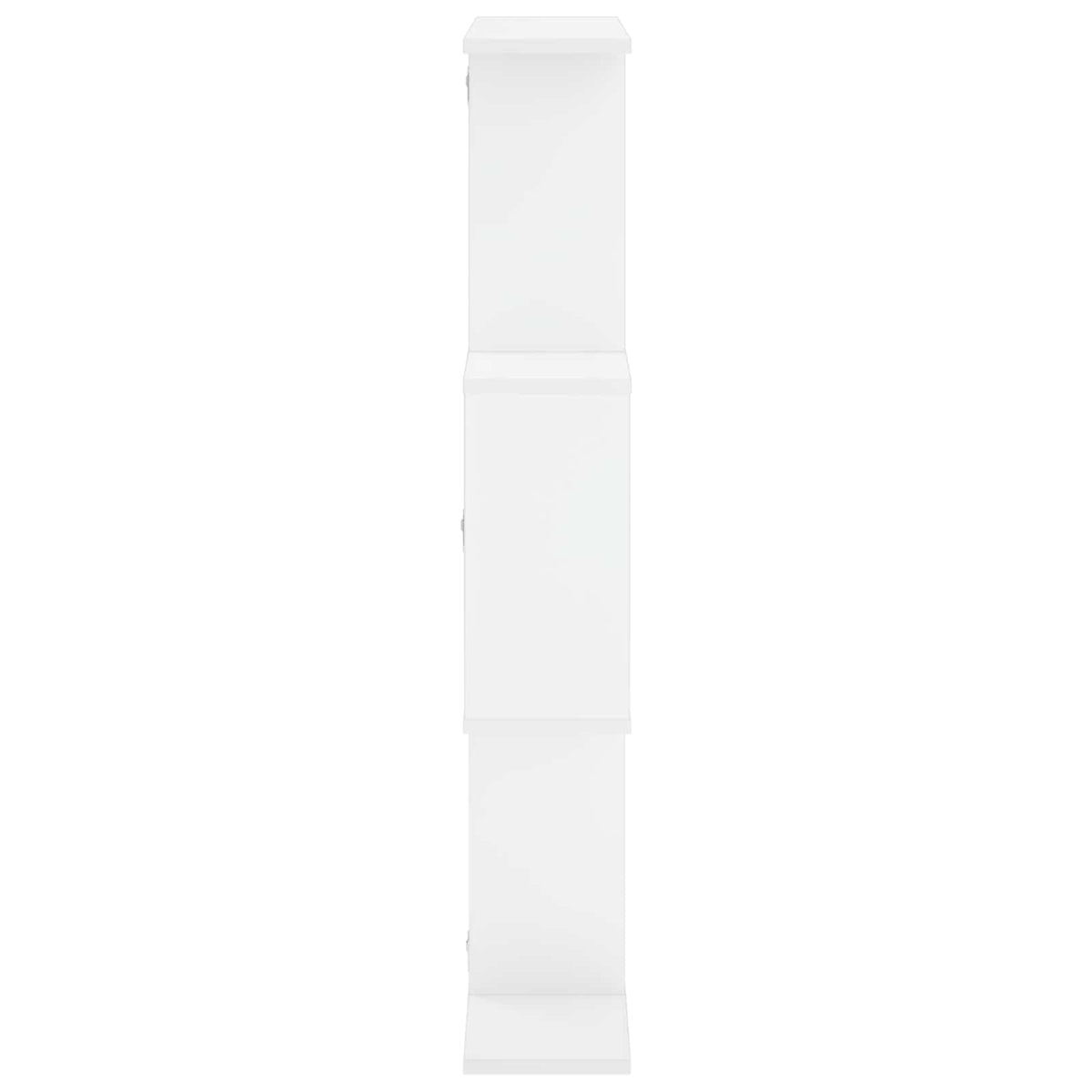 vidaXL Półka ścienna Biały 72 x 17 x 105 cm Drewno inżynieryjne